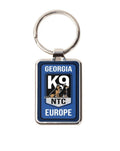 Porte clés "Georgia K9 NTC Europe"