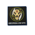 Badge PVC Georgia K9 NTC "Skull"