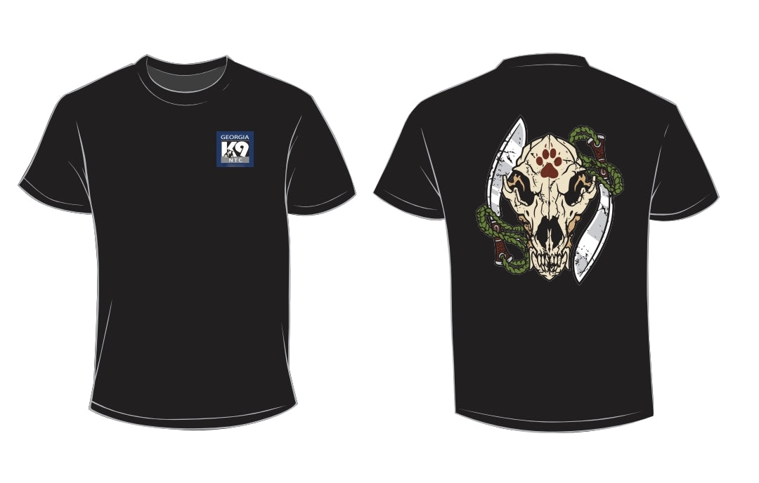 Tshirt "Skull" Georgia K9 NTC